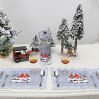 Wholesale Christmas Cartoon Gray Forester Placemat main image 5