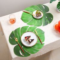 2 Pieces Of Turtle Back Leaf Placemats With Holes sku image 1