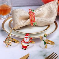 4-pieces Colorful Christmas Napkin Circles sku image 1