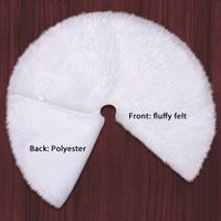 Wholesale White Plush Christmas Tree Skirt main image 10