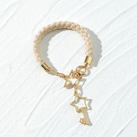 Europäische Und Amerikanische Mode Baumwolle Seil Stern Armband Armband Schlüsselanhänger Anhänger Armband main image 2