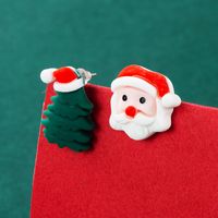 Christmas Series New Resin Cute And Cute Cartoon Christmas Earrings main image 5