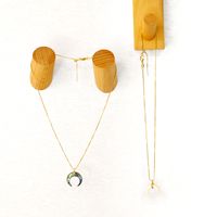 Mode Geometrisch Hülse 18 Karat Vergoldet Halskette Mit Anhänger In Masse main image 6