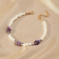 New Creative Shaped Stone Pearl Bracelet European And American Style Girls Bracelets main image 3