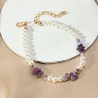 New Creative Shaped Stone Pearl Bracelet European And American Style Girls Bracelets main image 4