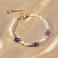New Creative Shaped Stone Pearl Bracelet European And American Style Girls Bracelets main image 5