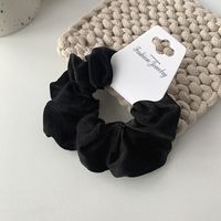 Korean New Large Satin Large Hair Accessories Pure Color Hair Rope Rubber Band Headdress Wholesale sku image 4