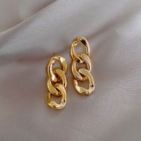 Européen Et Américain En Métal Chaîne Boucles D'oreilles Haute Qualité Rétro Boucles D'oreilles En Gros sku image 1