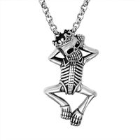 Retro Punk Style Sheep Head Pendant Exaggerated Men And Women Necklace Jewelry sku image 52