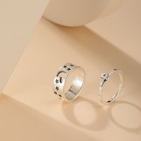 European And American Mushroom Inlaid Ring 2-piece Ring Wholesale sku image 1