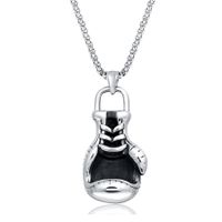 Retro Punk Style Sheep Head Pendant Exaggerated Men And Women Necklace Jewelry sku image 12