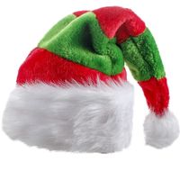Chapeau De Noël Rouge Et Vert Enfants 30*42cm Adapté Aux 5-15 Ans main image 1
