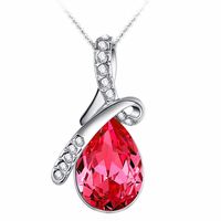 Water Droplets Alloy Plating Women's Necklace sku image 1