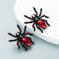 Pendientes De Araña De Diamantes De Aleación De Diseño Europeo Y Americano Al Por Mayor sku image 2