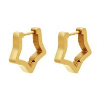 Fashion Geometric 304 Stainless Steel 18K Gold Plated Earrings sku image 17