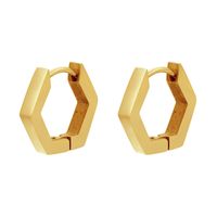 Fashion Geometric 304 Stainless Steel 18K Gold Plated Earrings sku image 11