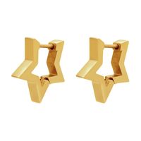 Fashion Geometric 304 Stainless Steel 18K Gold Plated Earrings sku image 16
