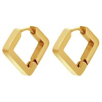 Fashion Geometric 304 Stainless Steel 18K Gold Plated Earrings sku image 21