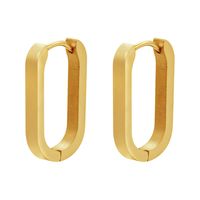 Fashion Geometric 304 Stainless Steel 18K Gold Plated Earrings sku image 26