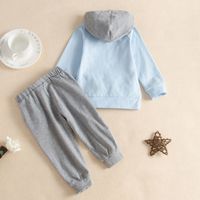 Spring Autumn European American Letter Print Hoodie Two-piece Suit main image 5