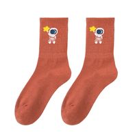 Astronaut Socks Women's Tube Socks Autumn And Winter Korean Cartoon Thick Stockings main image 6