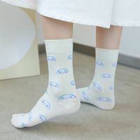 Socks Female Tube Socks Cartoon Anime Cinnamon Dog Cute Cotton Socks Wholesale main image 4