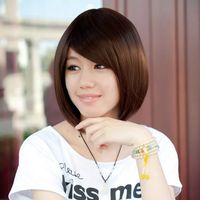 Fashion Short Hair Wig Female Chemical Fiber High Temperature Wig Wholesale main image 3