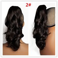Small Wave Claw Clip Ponytail Curly Hair Lady Curly Hair Wavy Wig main image 5