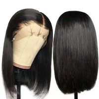 Fashion Mid-length Black Wigs Chemical Fiber Wig Wholesale main image 4