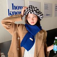 All-match Korean Knitted Woolen New Winter Warm Couple Scarf main image 5