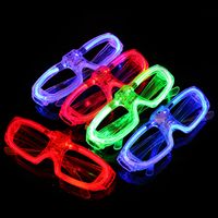 Party Bar Concert Props Glowing Glasses Led Cold Light Glasses Flashing Toys Wholesale main image 4
