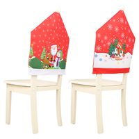 New Christmas Ornaments Printed Snowman Chair Cover main image 6