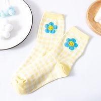 Socks Ladies Tube Socks Whole Body Small Flower Socks Autumn And Winter Cartoon Tube Socks sku image 1