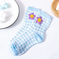 Socks Ladies Tube Socks Whole Body Small Flower Socks Autumn And Winter Cartoon Tube Socks sku image 2
