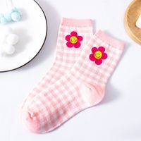 Socks Ladies Tube Socks Whole Body Small Flower Socks Autumn And Winter Cartoon Tube Socks sku image 4