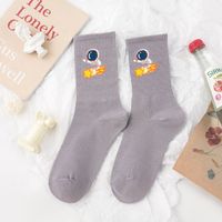 Astronaut Socks Women's Tube Socks Autumn And Winter Korean Cartoon Thick Stockings sku image 4