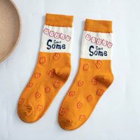 Calcetines A Cuadros De Tubo Largo De Otoño E Invierno Para Mujeres Con Diseño Marroquí De Dibujos Animados sku image 5