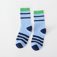 Chaussettes Tube Rayées De Couleur Assortie Pour Hommes Et Femmes Chaussettes De Sport En Coton Élastique sku image 5