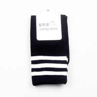 New Pure Cotton Three-bar Dance Performance Tube Socks Striped Sports Student Socks Wholesale sku image 5
