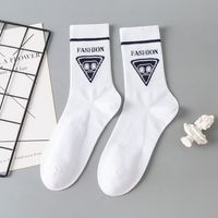 Robot Socks Men's And Women's Cotton Socks In Tube Cotton Deodorant Sweat-absorbent Sports Socks sku image 1