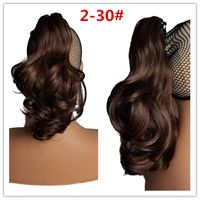 Small Wave Claw Clip Ponytail Curly Hair Lady Curly Hair Wavy Wig sku image 3