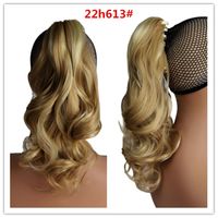 Small Wave Claw Clip Ponytail Curly Hair Lady Curly Hair Wavy Wig sku image 6