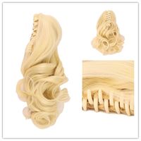 Small Wave Claw Clip Ponytail Curly Hair Lady Curly Hair Wavy Wig sku image 8