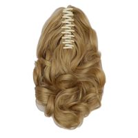 Small Wave Claw Clip Ponytail Curly Hair Lady Curly Hair Wavy Wig sku image 10