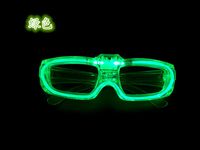 Party Bar Concert Props Glowing Glasses Led Cold Light Glasses Flashing Toys Wholesale sku image 2