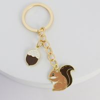 Cute Alloy Animal Pendant Keychain Wholesale sku image 5