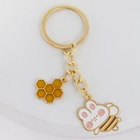 Cute Alloy Animal Pendant Keychain Wholesale sku image 13