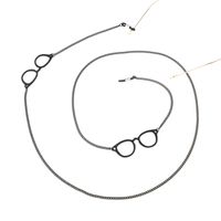 Non-slip Popular Metal Glasses Rope Black Glasses Pendant Glasses Chain Cross-border main image 3