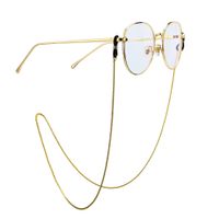 Metal Chain Sunglasses Chain Fashion Sunglasses Anti-skid Glasses Chain Anti-lost Gold main image 2