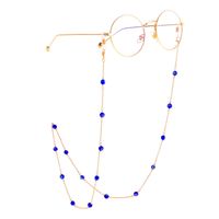 Modekette Blaue Augenperlen Handgefertigte Brillenkette Anti-verlorene Kette main image 1